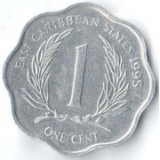 Восточные Карибы 1995 1 цент