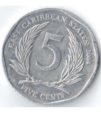 Восточные Карибы 2004 5 центов