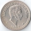 Колумбия 1963 20 сентаво