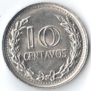Колумбия 1975 10 сентаво