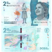 Колумбия бона (458) 2000 песо 2018 Колумбия бона (458) 2000 песо 2018