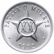 Куба 1972 20 сентаво