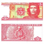 Куба бона (127b) 3 песо 2005 Че Гевара