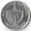 Куба 1994-2018 5 сентаво Колониальный дом