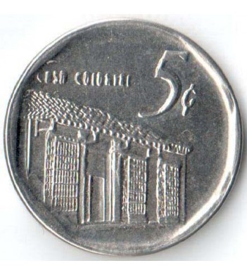 Куба 1994-2018 5 сентаво Колониальный дом