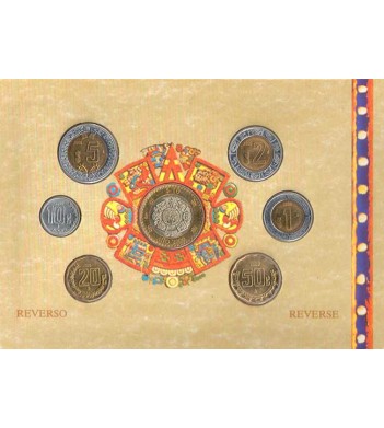 Мексика 2000 набор 7 монет (буклет)