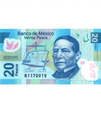 Мексика бона 20 песо 2016