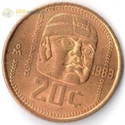 Мексика 1983 20 сентаво Ольмекская культура Мексика 1983 20 сентаво Ольмекская культура