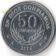 Никарагуа 2007-2014 50 сентаво