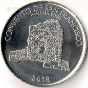 Панама 2018 1/2 бальбоа Монастырь Сан-Франциско