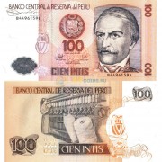 Перу бона (133) 100 инти 1987 Перу бона (133) 100 инти 1987