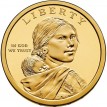 США 2009 1 доллар Сакагавея Индианка земледелец №2 (P)
