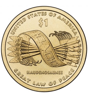 США 2010 1 доллар Сакагавея Стрелы №3 (P)