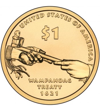 США 2011 1 доллар Сакагавея Трубка мира №4 (P)