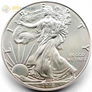 США 2018 1 доллар Шагающая свобода