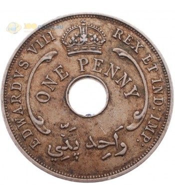 Британская Западная Африка 1936 1 пенни