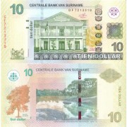 Суринам бона (163c) 10 долларов 2019 Суринам бона (163c) 10 долларов 2019
