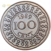 Суринам 1987-2017 100 центов