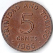 Тринидад и Тобаго 1966 5 центов