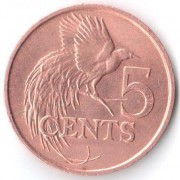 Тринидад и Тобаго 1999 5 центов