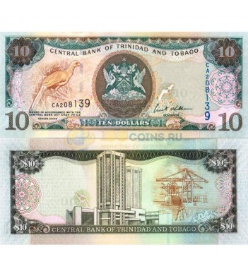 Тринидад и Тобаго бона 10 долларов 2006