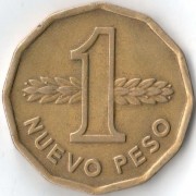 Уругвай 1976 1 новый песо