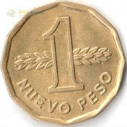 Уругвай 1978 1 новый песо