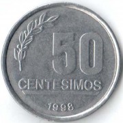 Уругвай 1998 50 сентесимо