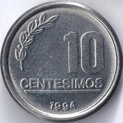 Уругвай 1994 10 сентесимо