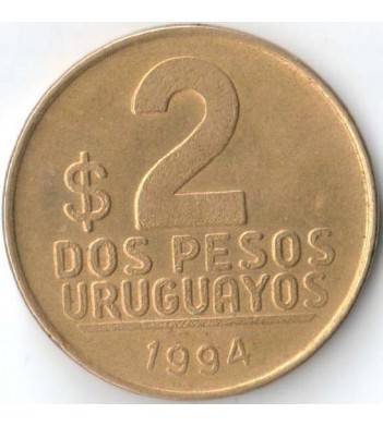 Уругвай 1994 2 песо