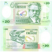 Уругвай бона (101) 20 песо 2020