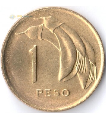 Уругвай 1969 1 песо Сейбо