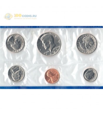 США 1981 Набор монет годовой P Сьюзен Энтони