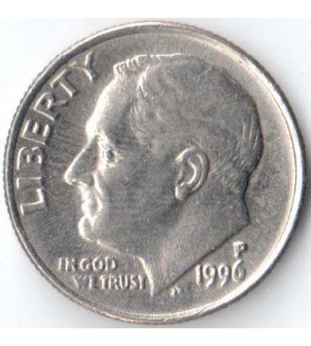 США 1996 10 центов P