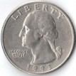 США 1993 25 центов (P)