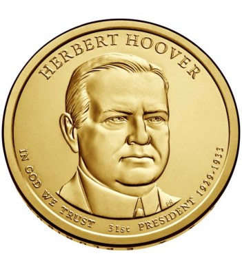 США 2014 1 доллар Президенты Герберт Гувер 31 (P)