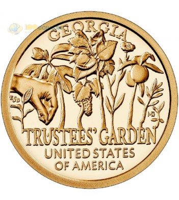 США 2019 1 доллар Инновации Посадка семян (D) №5