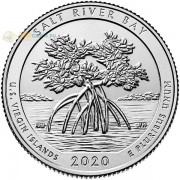 США 2020 Квотер №53 Бухта Солёной реки (P)