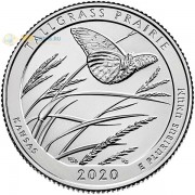 США 2020 Квотер №55 Парк Толлграсс-Прери (D)