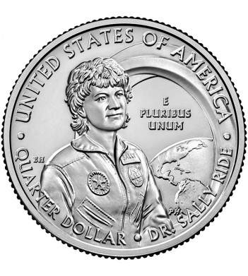 США 2022 25 центов Салли Райд - Женщины Америки (D)