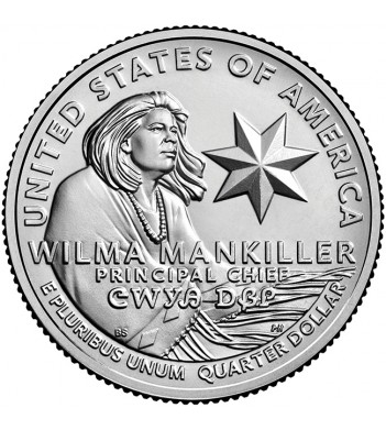 США 2022 25 центов Вилма Мэнкиллер - Женщины Америки (P)