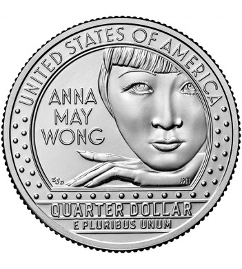 США 2022 25 центов Анна Мэй Вонг - Женщины Америки (P)