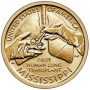 США 2023 №21 1 доллар Пересадка легких (P)