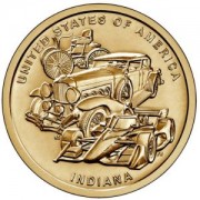 США 2023 №20 1 доллар Автомобильная промышленность (D)