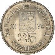 Венесуэла 1978 25 сентимо
