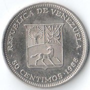 Венесуэла 1988 50 сентимо