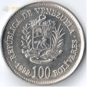 Венесуэла 1999 100 боливар