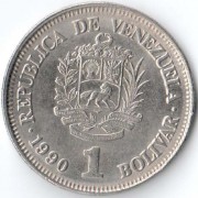 Венесуэла 1990 1 боливар