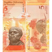Венесуэла бона (089a) 5 боливар 2007 Венесуэла бона (089a) 5 боливар 2007