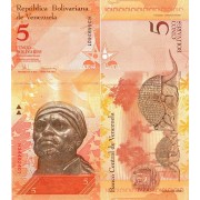 Венесуэла бона (089c) 5 боливар 2008 Венесуэла бона (089c) 5 боливар 2008